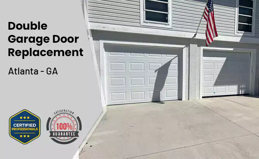 Double Garage Door Replacement Atlanta - GA 