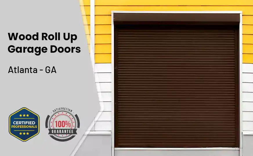 Wood Roll Up Garage Doors Atlanta - GA 