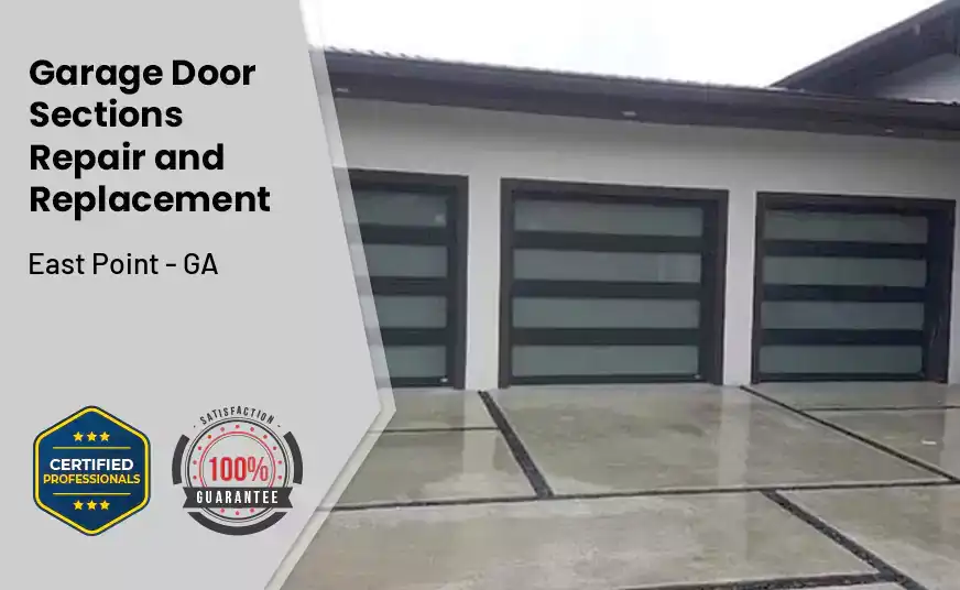 Garage Door Sections Repair and Replacement East Point - GA 
