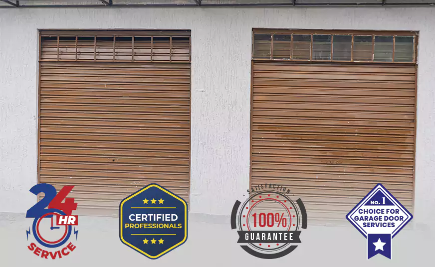 Residential Wood Roll Up Garage Doors in Atlanta, GA